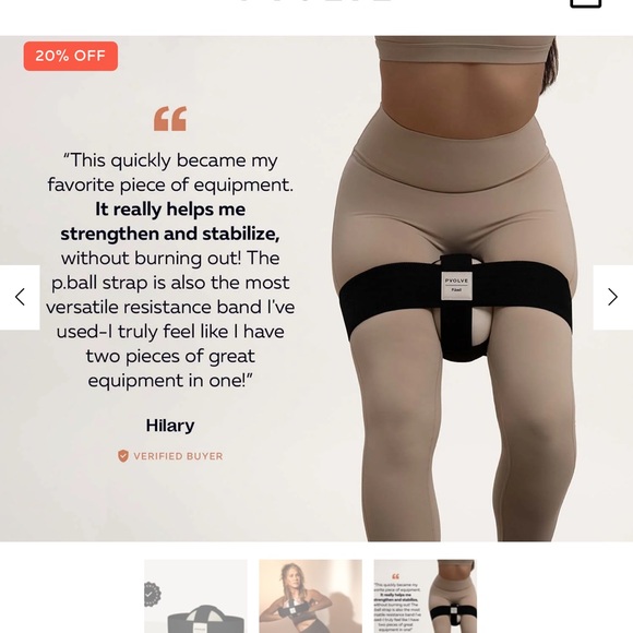 P.volve P.ball Exercise Equipment - Picture 3 of 3